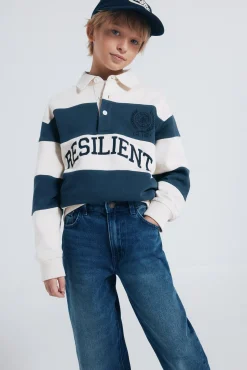 Denim straight niño