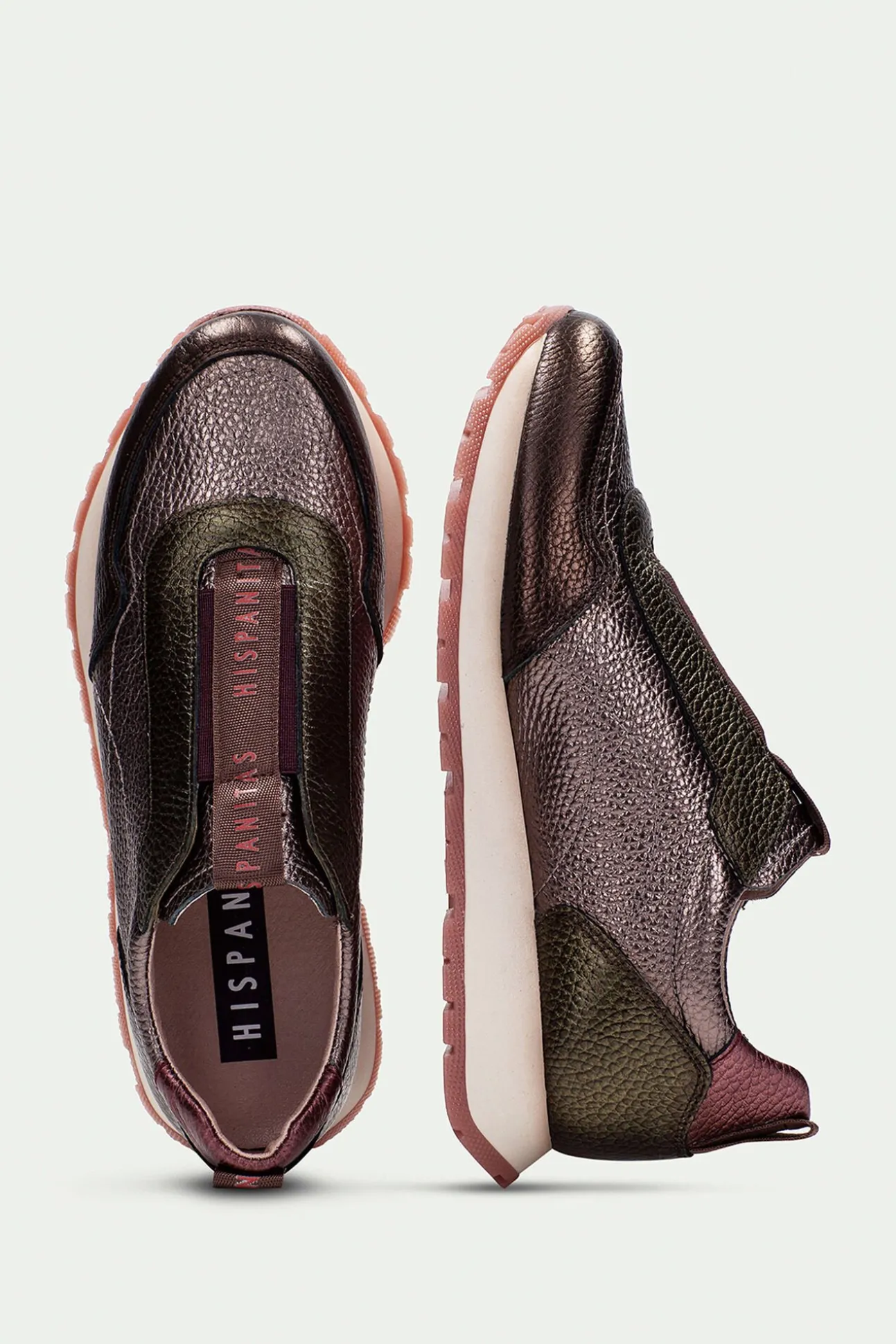 Deportivo slip on metalizados KANSAS