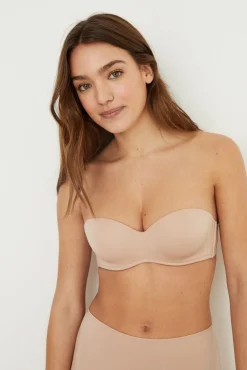 ELEGANT Sujetador sin tirantes microfibra