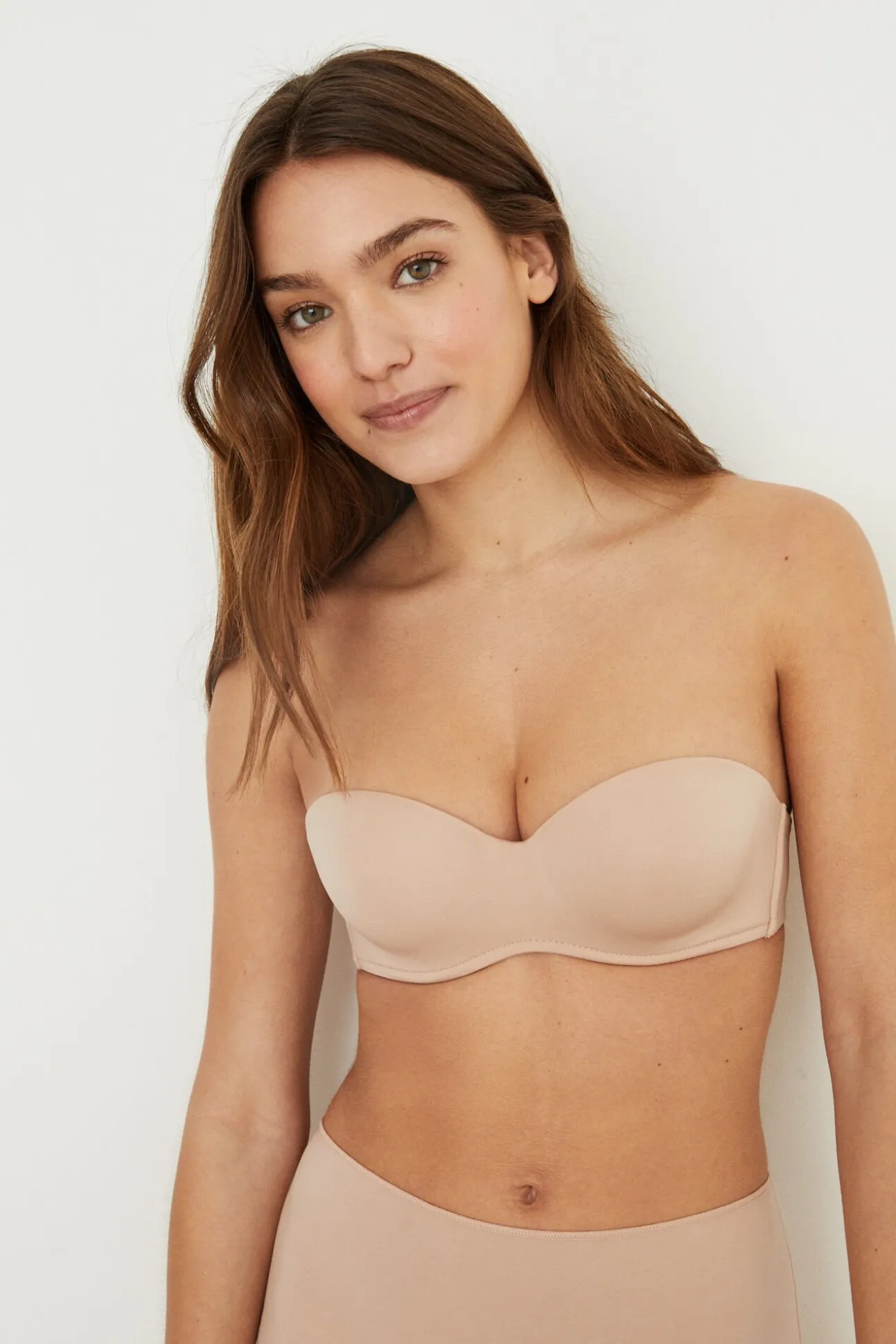 ELEGANT Sujetador sin tirantes microfibra