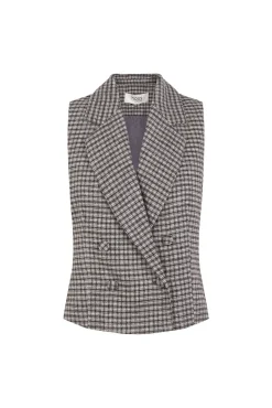 Elsa. Chaleco cuadros