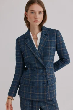 Elvira. Blazer cuadros