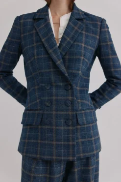 Elvira. Blazer cuadros