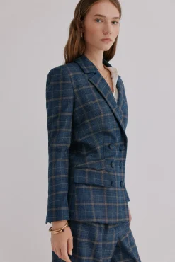 Elvira. Blazer cuadros