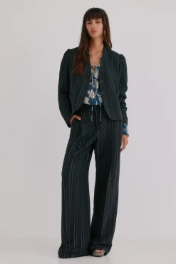 Estela. Blazer a rayas