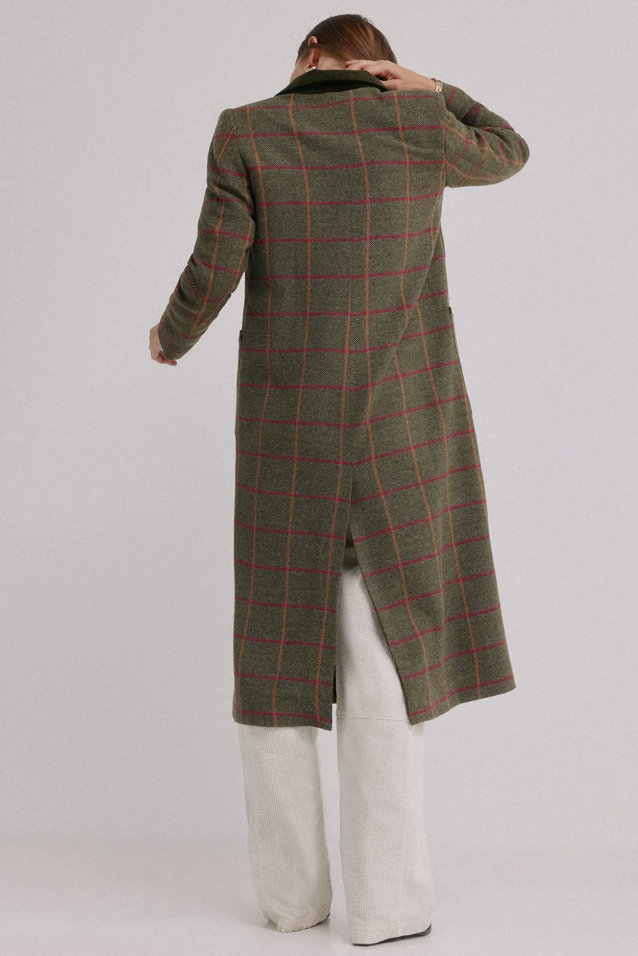 Fabrizia. Levita a cuadros