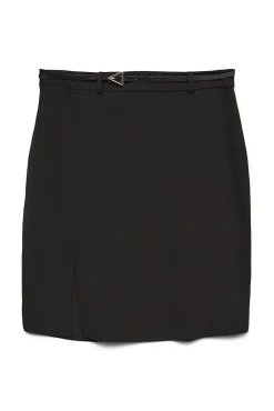 Falda corta cinturón talla grande