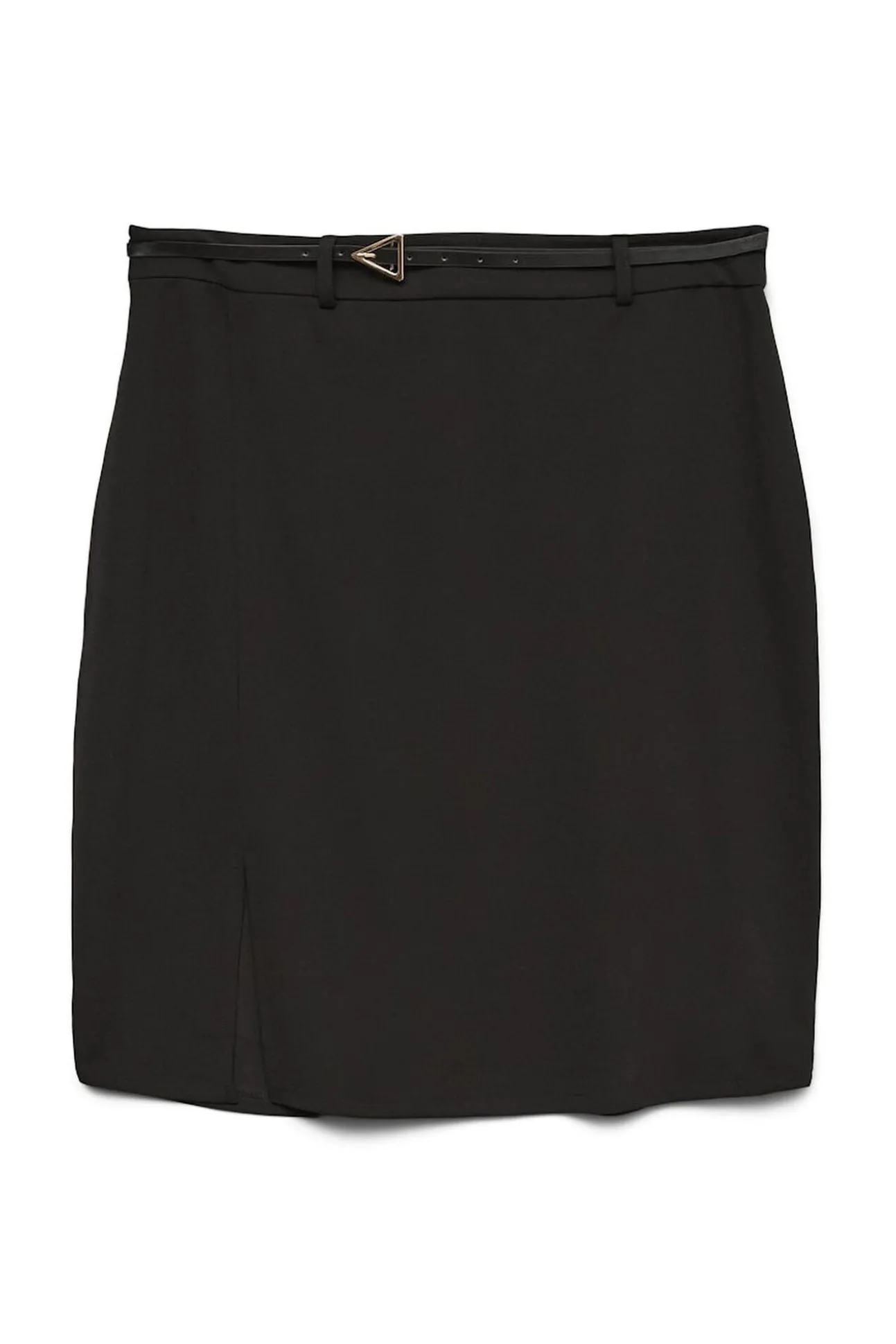 Falda corta cinturón talla grande