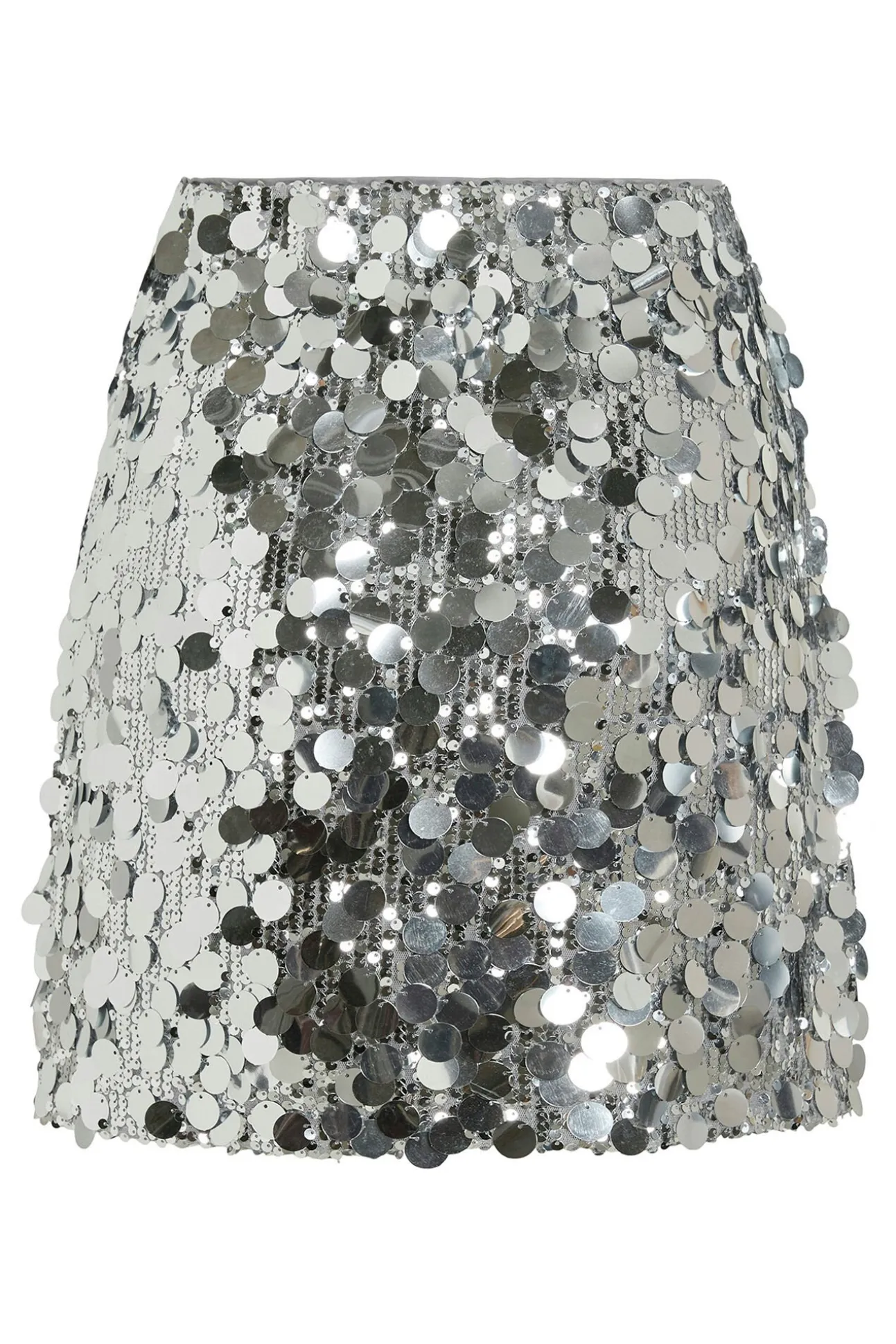 Falda corta con lentejuelas