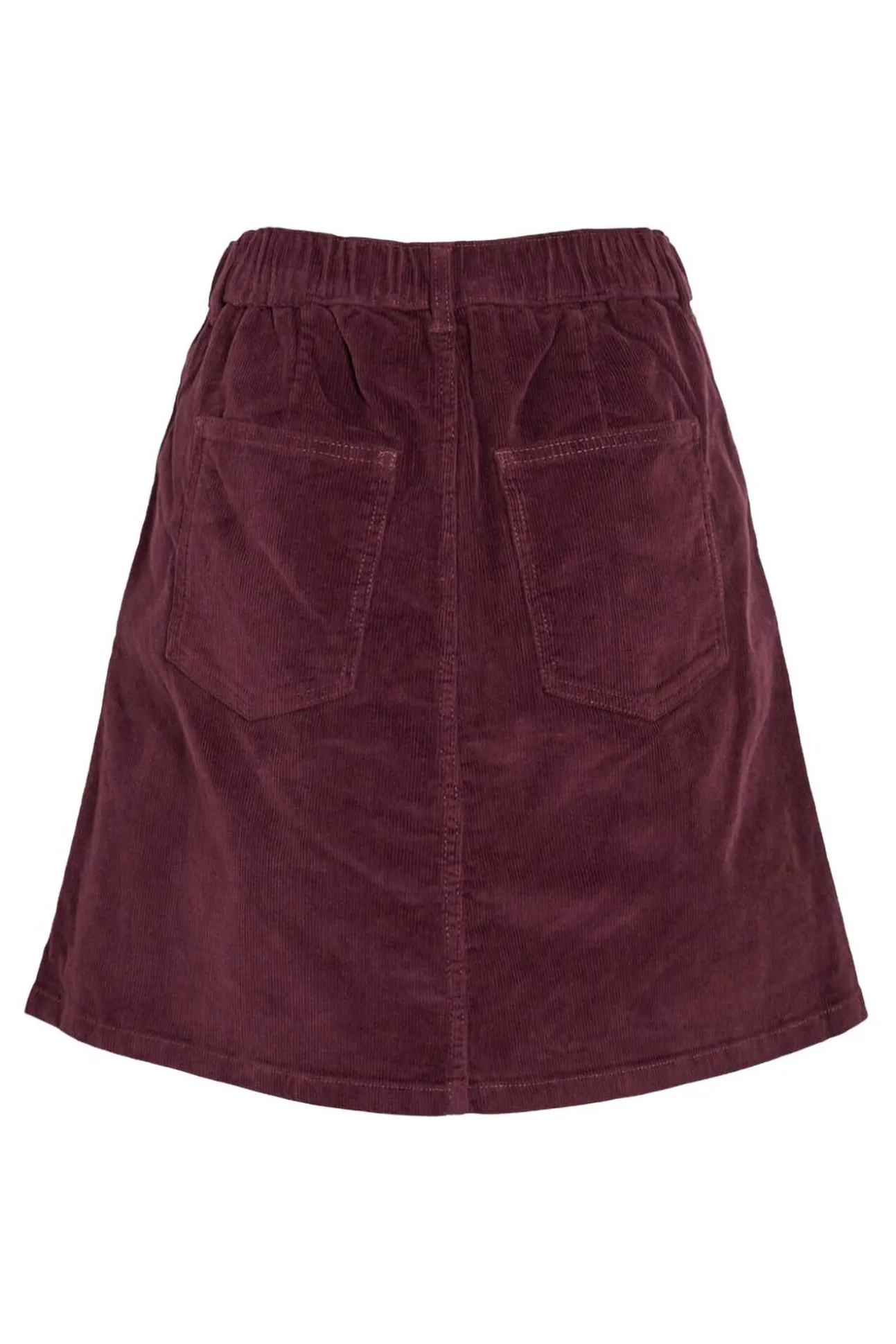 Falda corta de pana