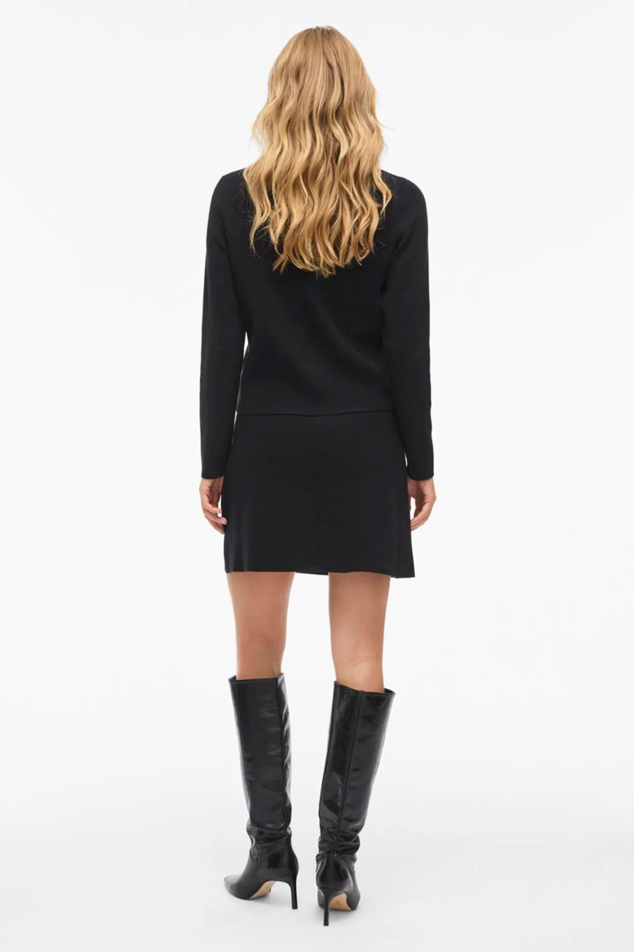 Falda corta de punto con viscosa