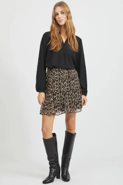 Falda corta estampada