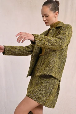 Falda corta estampado animal