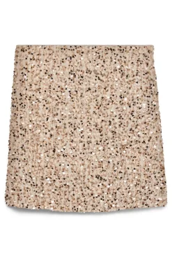 Falda corta lentejuelas