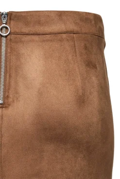 Falda efecto piel talla grande