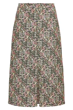 Falda estampada jacquard