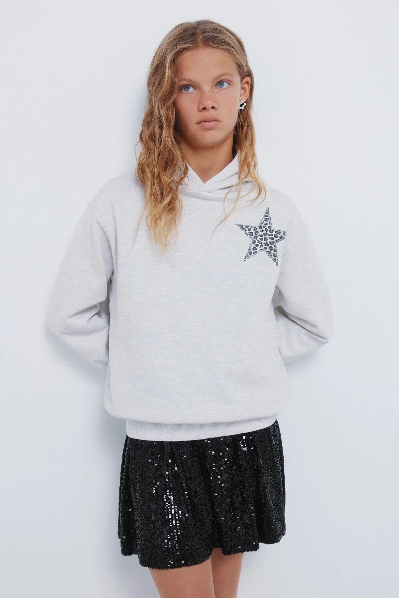 Falda lentejuelas niña