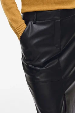 Falda lápiz de polipiel