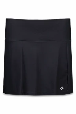 Falda microfibra negra malla interior