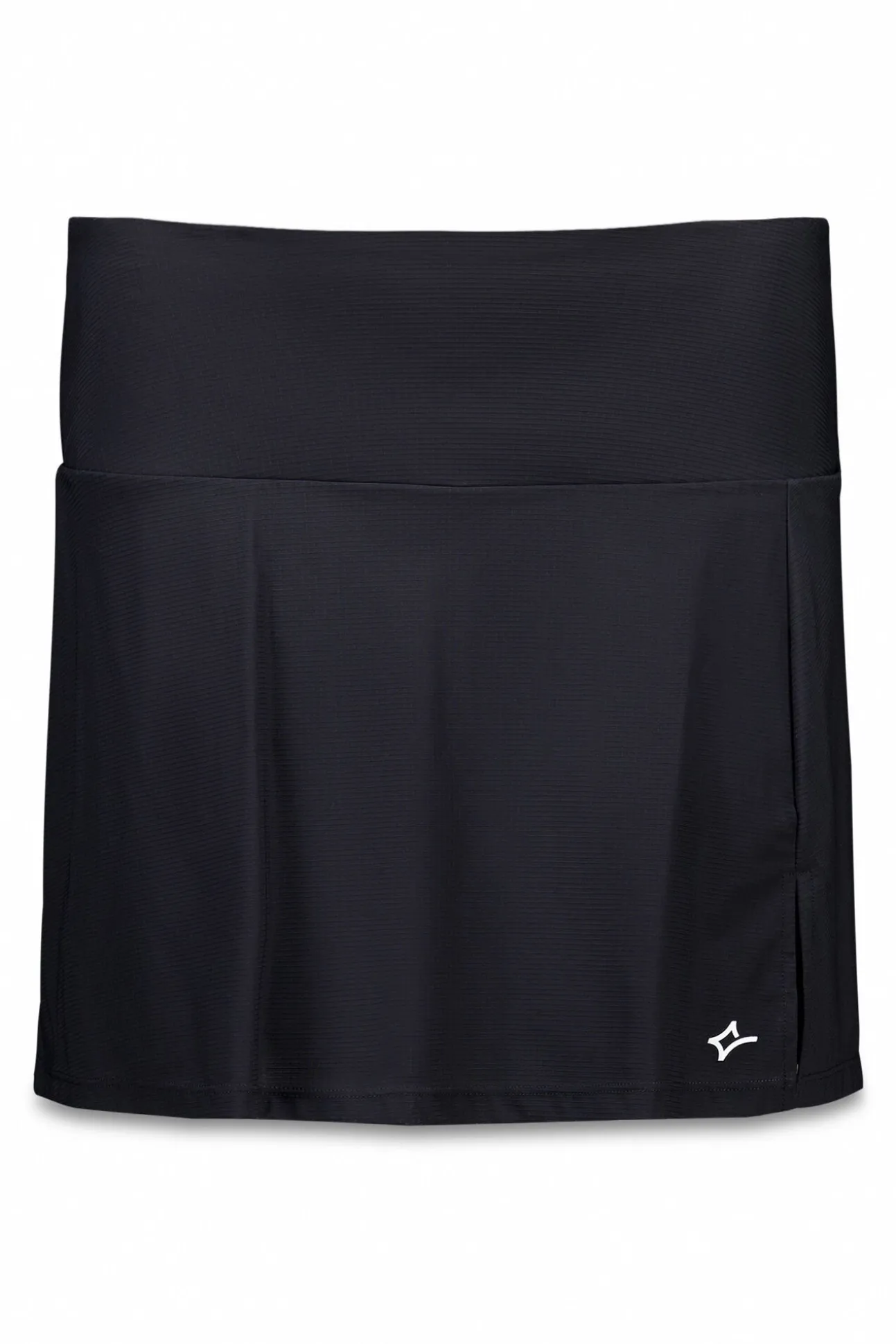 Falda microfibra negra malla interior