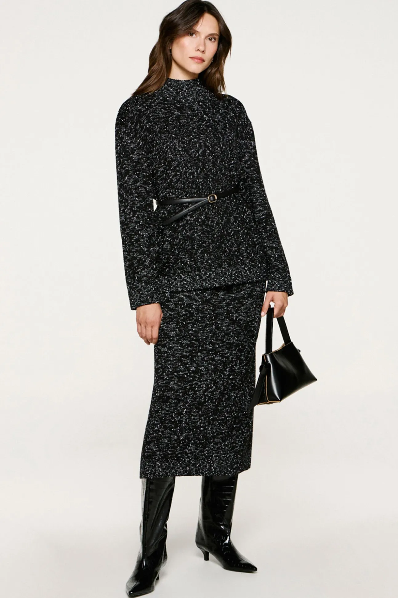 Falda midi algodón orgánico