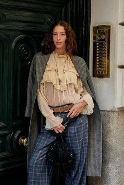 Fiona. Abrigo a rayas