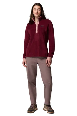 Forro polar con cierre medio