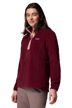 Forro polar con cierre medio