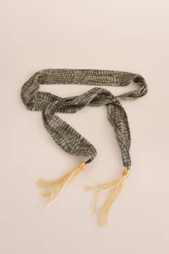 Fular corbatero abalorios