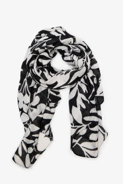 Fular floral bicolor