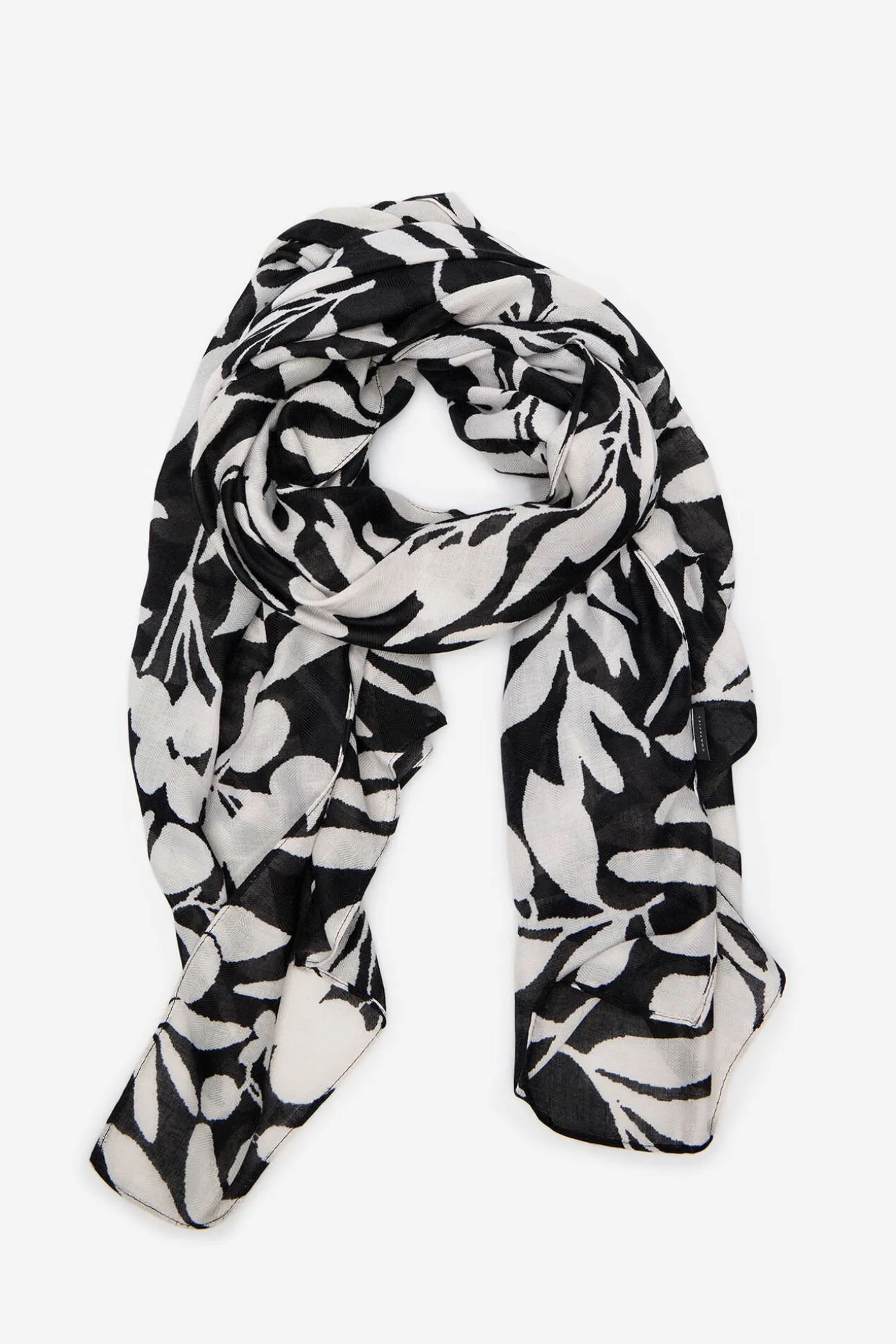 Fular floral bicolor