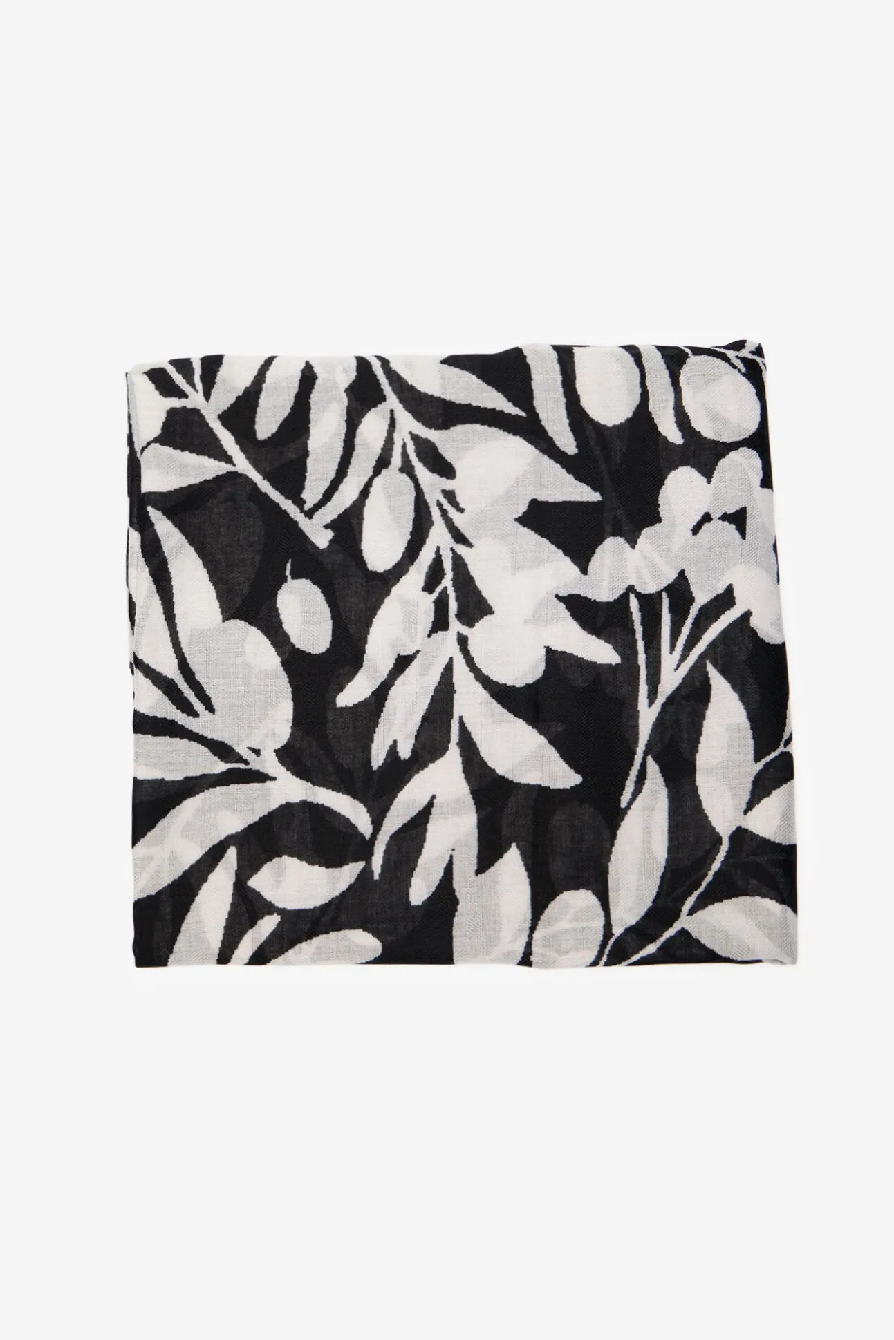 Fular floral bicolor