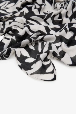 Fular floral bicolor