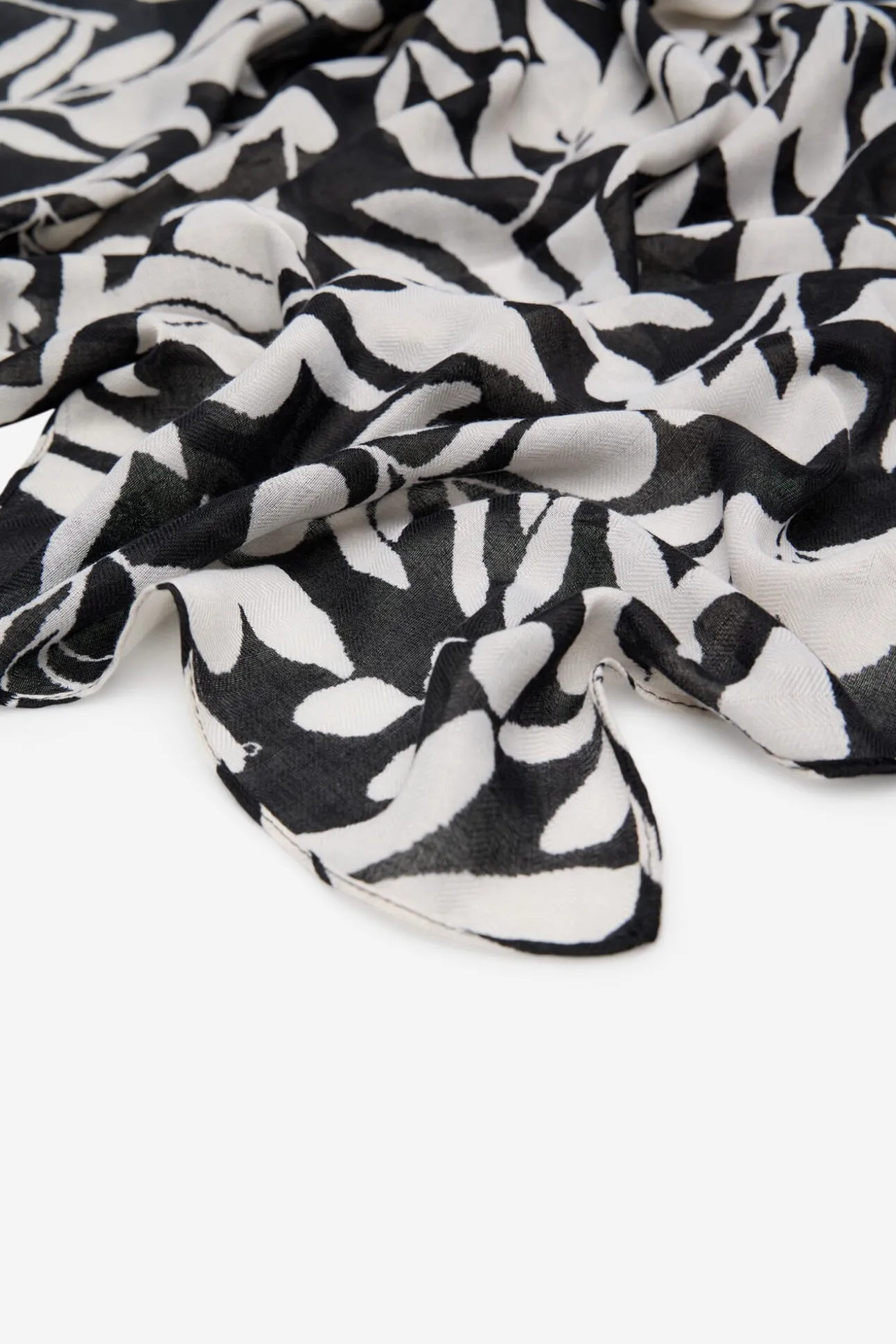 Fular floral bicolor