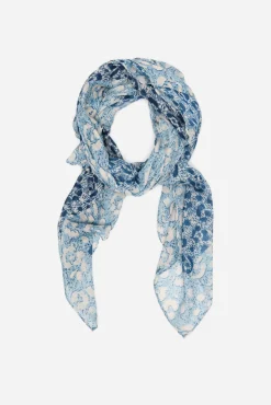 Fular leopardo plisado