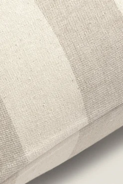 Funda cojín 100% algodón rayas 30x50cm.