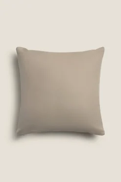 Funda cojín algodón percal bicolor 55x55cm.