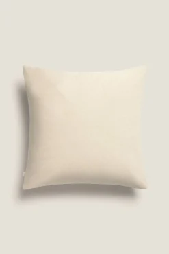 Funda cojín hilo tintado diseño geométrico