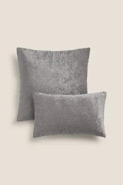 Funda cojín terciopelo algodón 30x50cm.