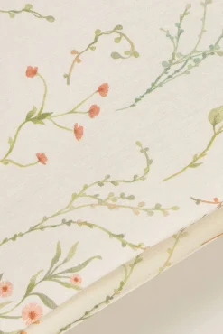 Funda de almohada de satén estampada