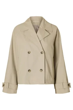 Gabardina corta 100% algodón