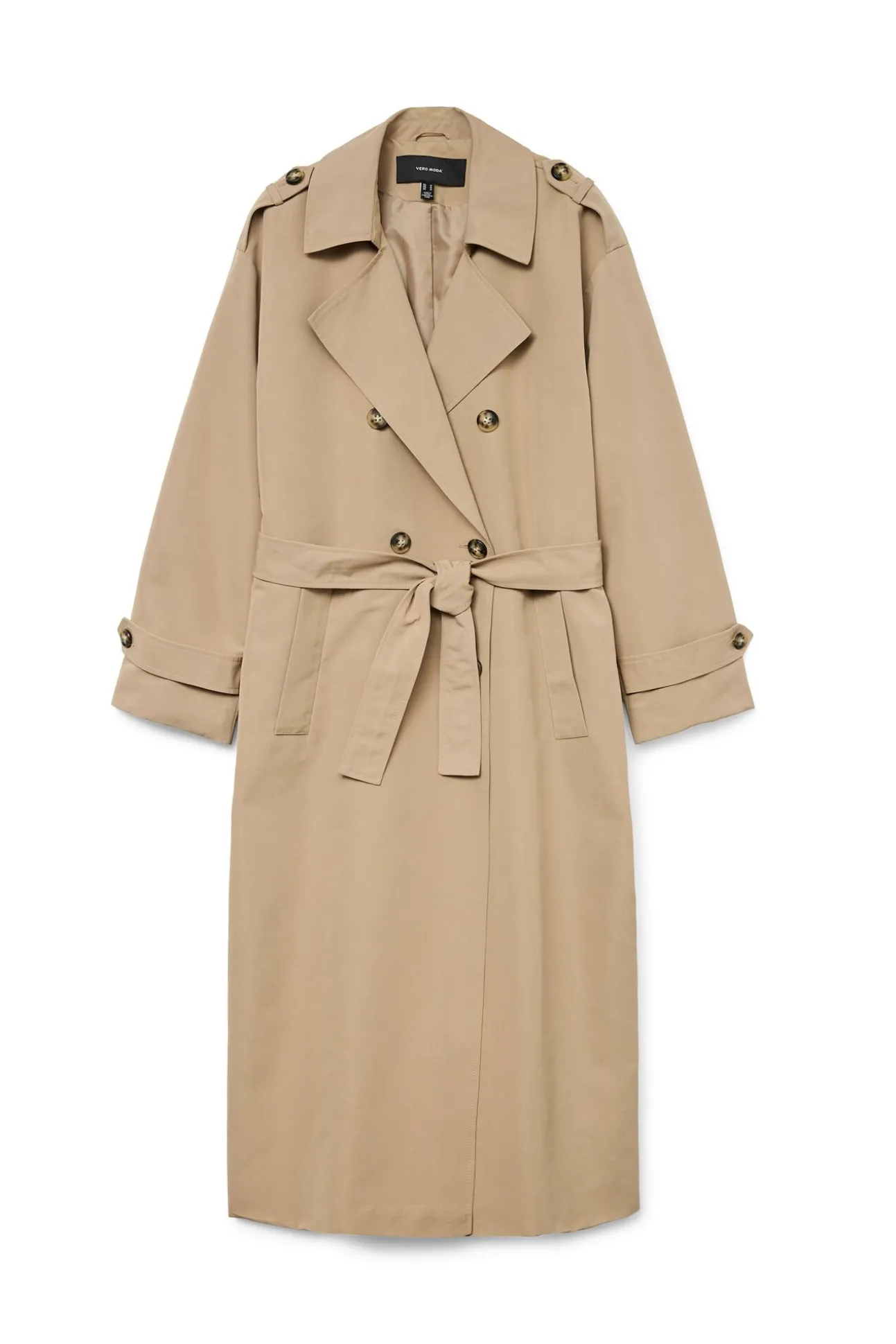 Gabardina larga básica