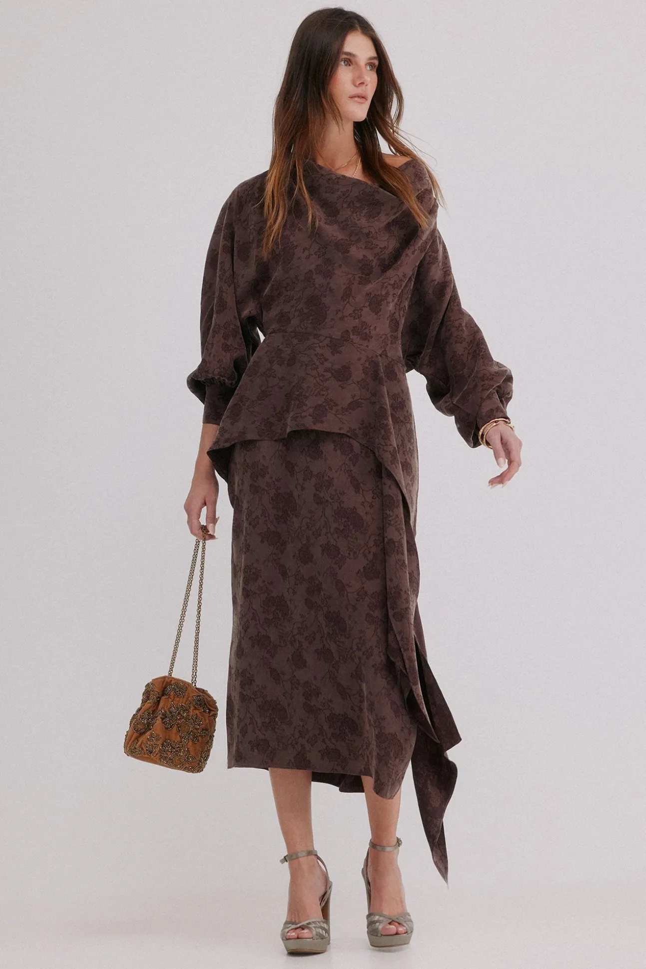 Ágatha. Vestido jacquard