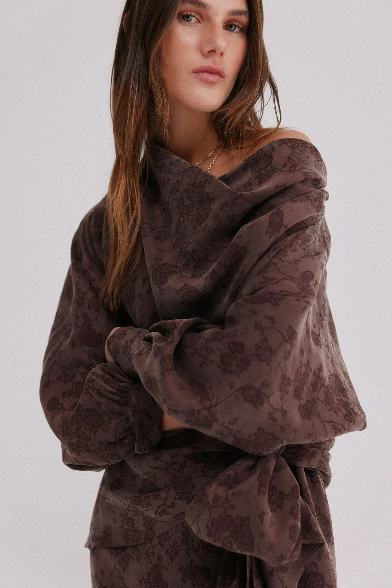 Ágatha. Vestido jacquard