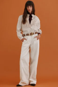 Gina. Blusa a cuadros