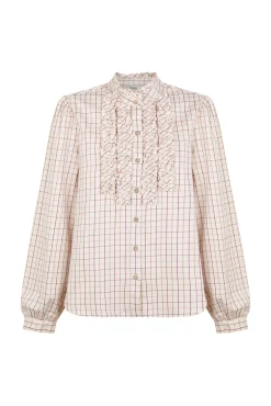 Gina. Blusa a cuadros