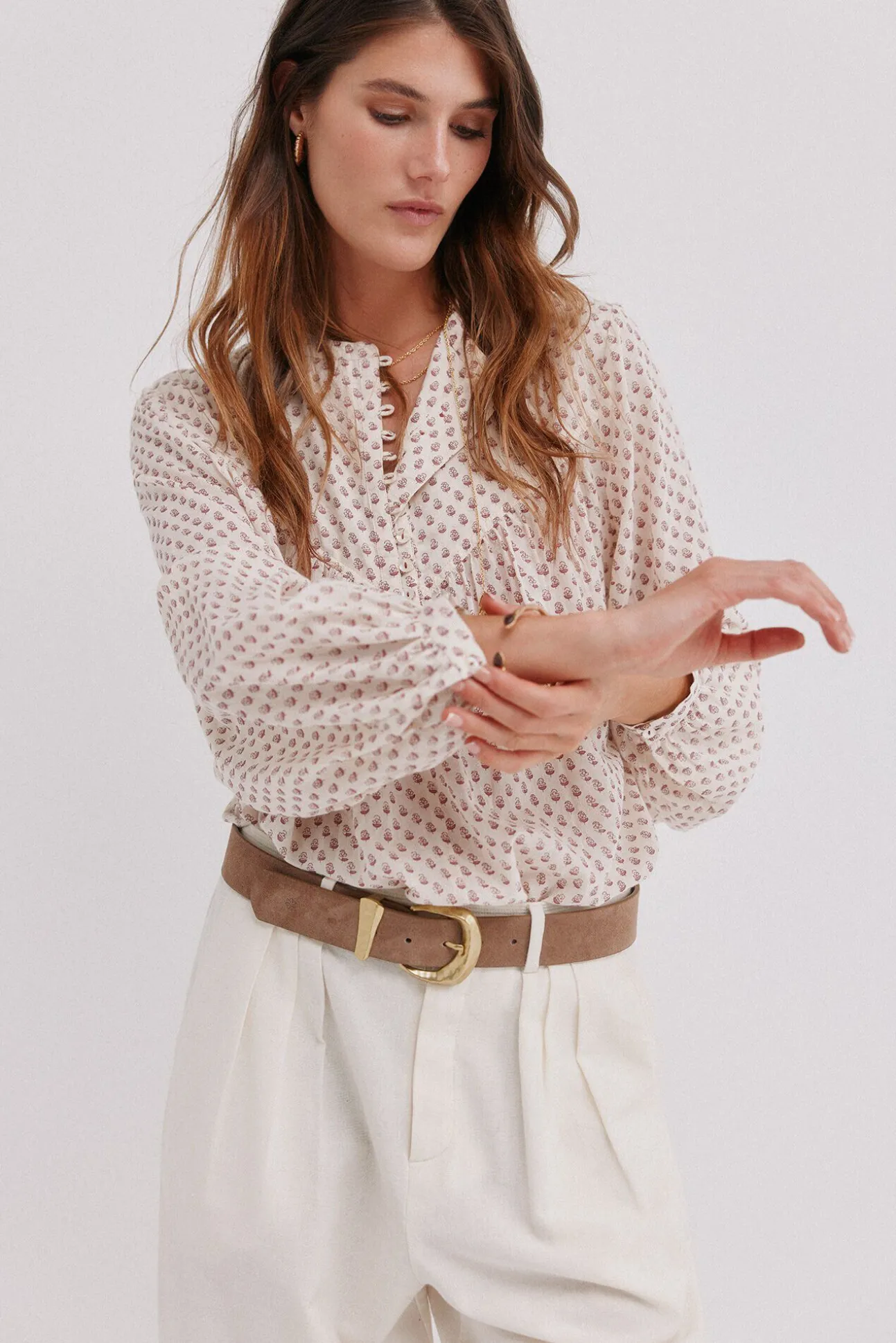 Ginebra. Blusa estampada