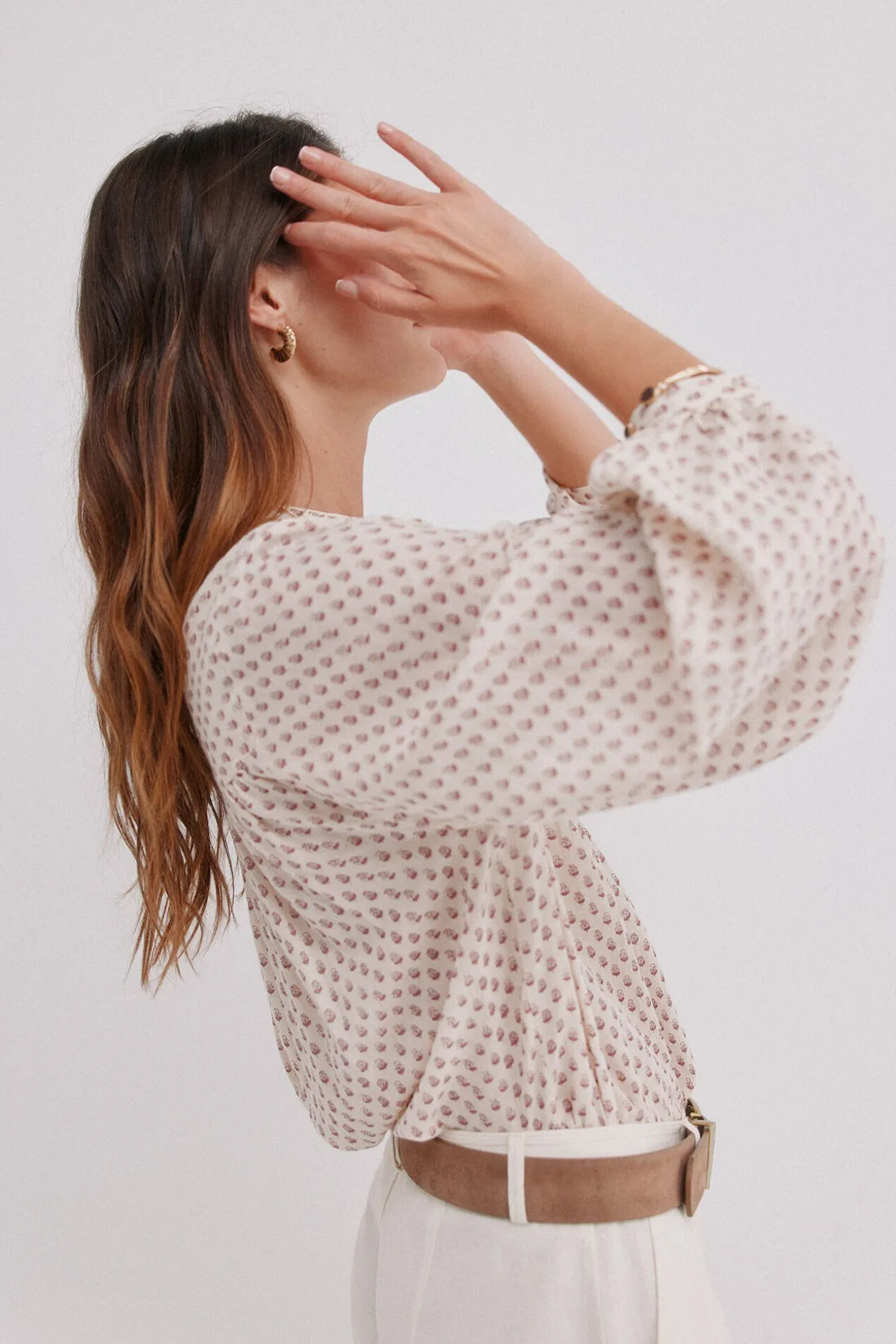 Ginebra. Blusa estampada