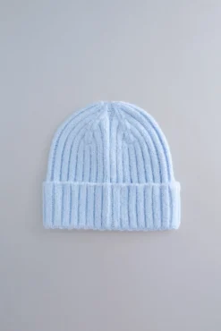 Gorro punto azul bebé
