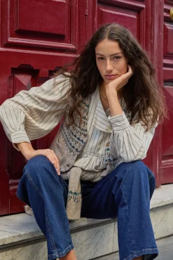 Griselda. Blusa a rayas